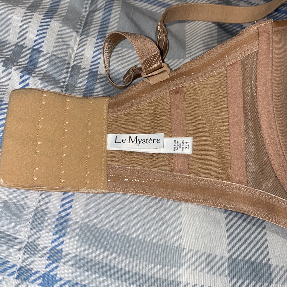 Le Mystere Soirée Strapless Bra 32 H Natural BNWT - Picture 8 of 12